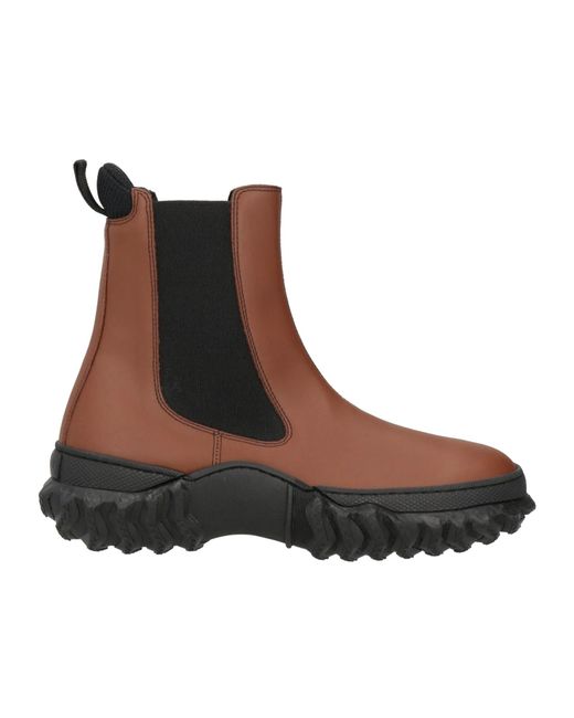 Marni Brown Pointed Toe Ankle Boots