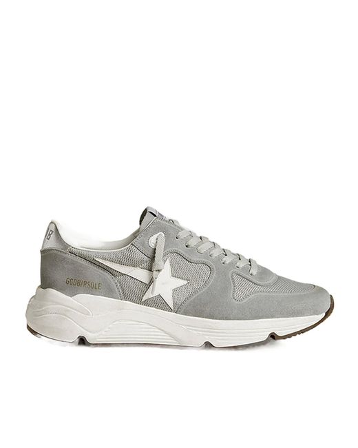 Golden Goose Deluxe Brand Gray Running Sole Sneakers for men