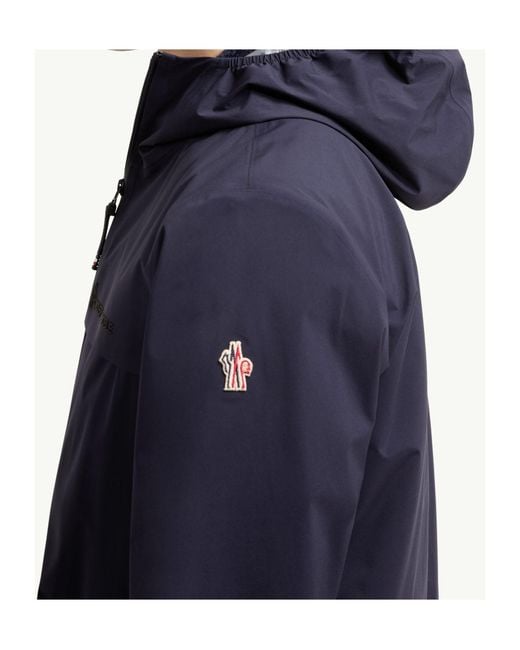 Moncler Blue Grenoble Shipton Hooded Performance Jacket for men