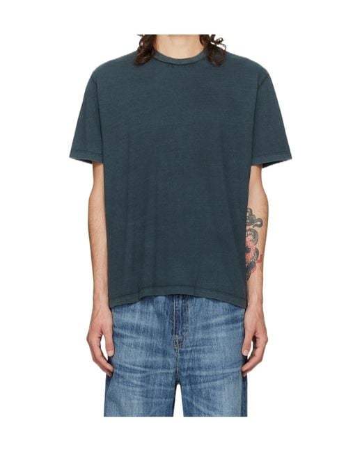 Our Legacy Blue Box T-Shirt for men