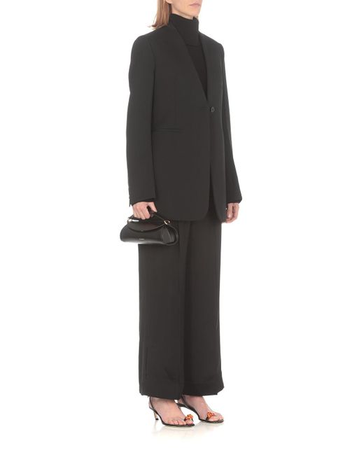 Jil Sander Black Turtleneck Long-Sleeved Jumper