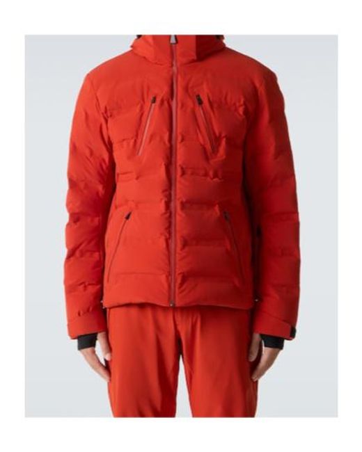 Aztech Mountain Red Nuke Suit Down Ski Jacket for men