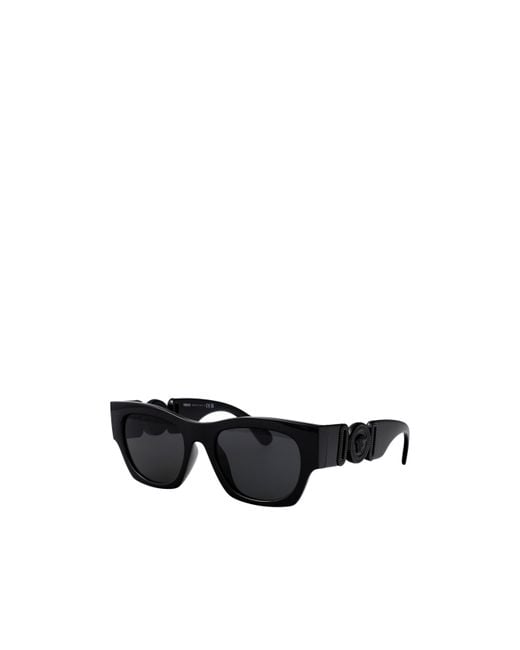Versace Black Medusa Plaque Sunglasses for men