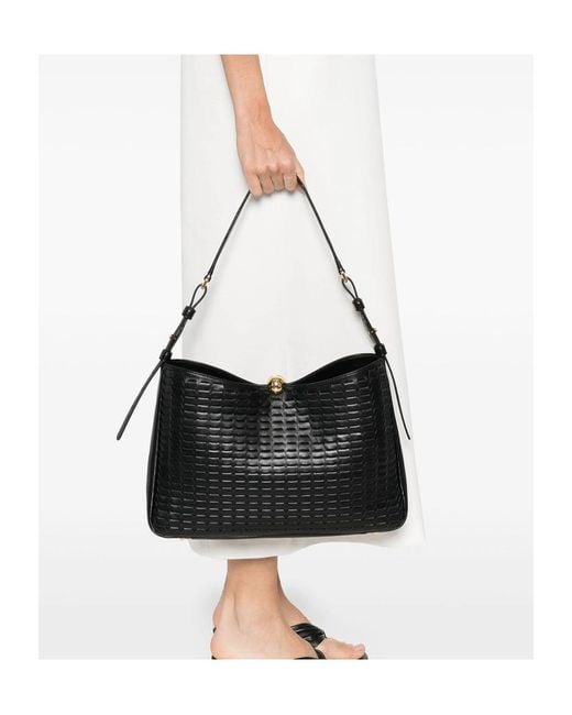 Furla Black Sfera Soft Large Shoulder Bag