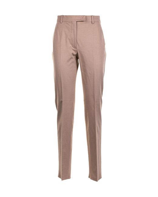 Max Mara Natural Studio High Rise Slim Fit Trousers