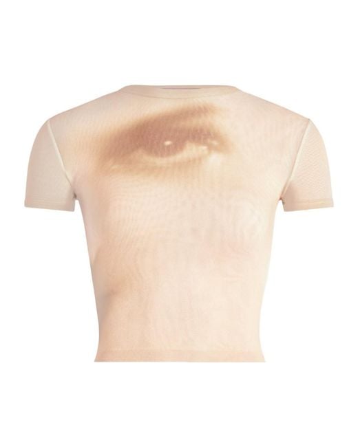 Jean Paul Gaultier White Short-Sleeved T-Shirt