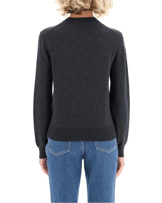 KENZO Black Embroidered Logo Jumper