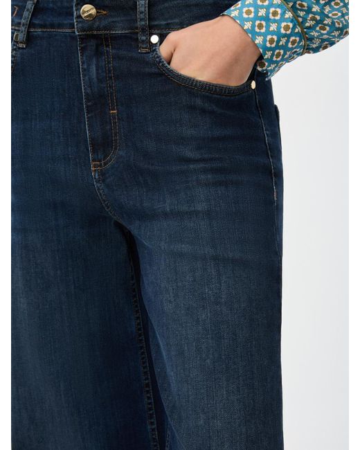 iBlues Blue Wide-Leg Trousers