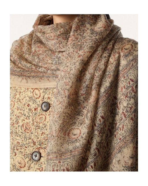 Loro Piana Natural Fleurs D'Autrefois Stole