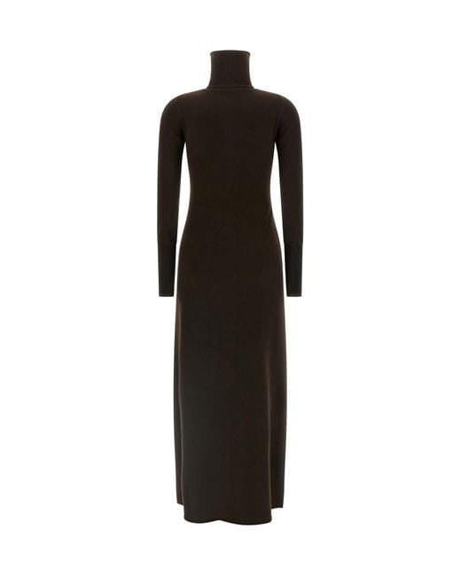 Tom Ford Black High Neck Polo Dress
