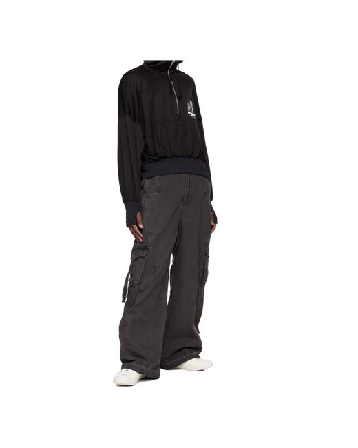 Undercover Black Long Sleeve Hoodie for men