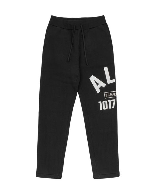 1017 ALYX 9SM Men's Black Logo-Print Track Pants