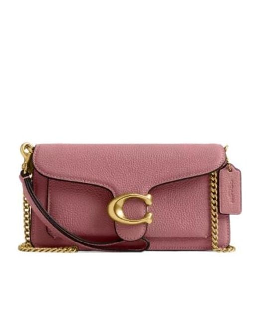 COACH Pink 19 Tabby Chain-Strap Crossbody Bag