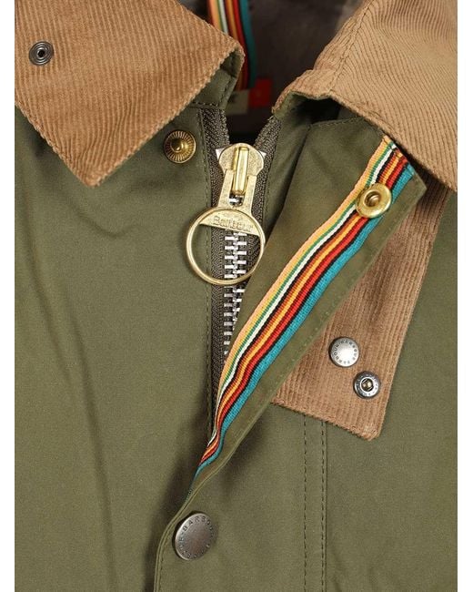 Barbour Green X Paul Smith Sugarlump Bedale Casual Jacket for men