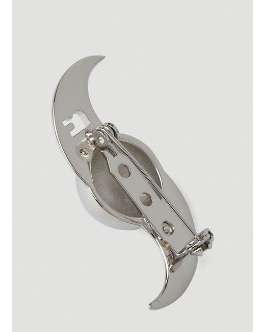 Raf Simons White Brooch