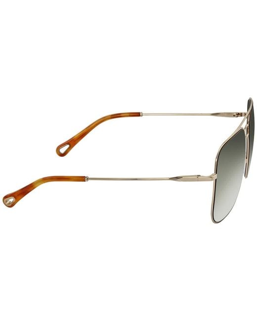 Chloé Green Square Sunglasses