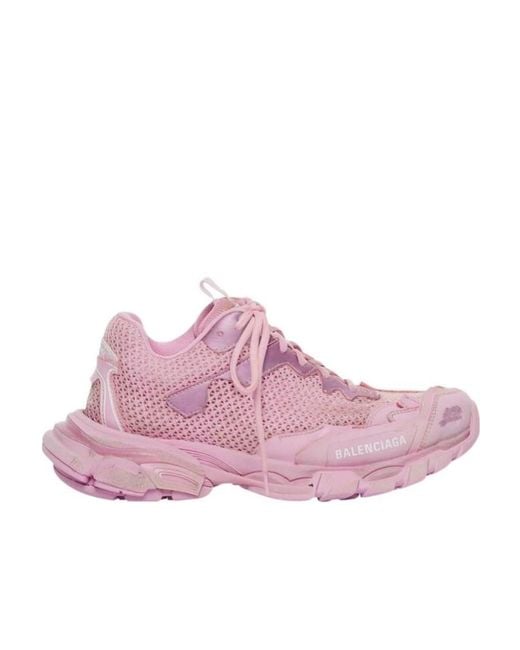 Balenciaga Pink Track 3 Sneakers