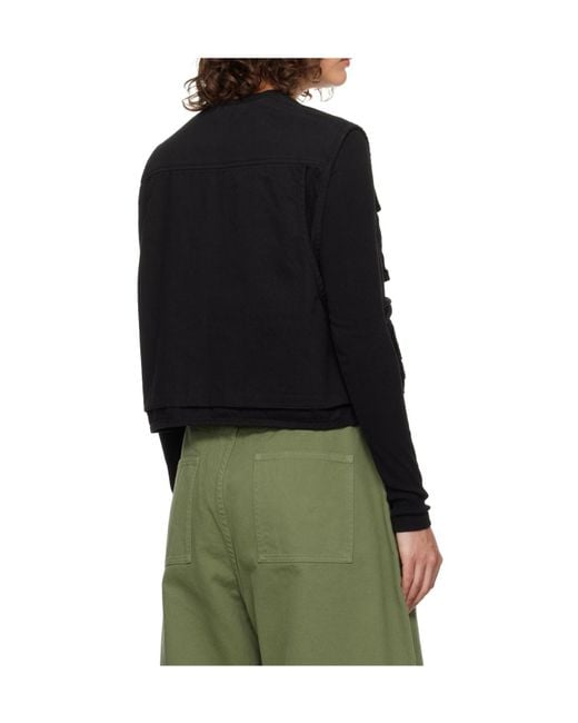OPEN YY Green Applique Work Vest