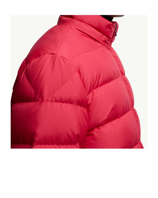 Moncler Red Montbrocq Hooded Short Down Jacket for men