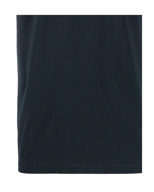 EA7 Black Printed Logo T-Shirt for men