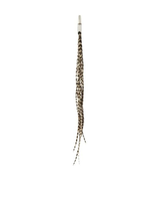 Courreges Metallic Plume Earring