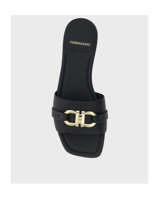 Ferragamo Multicolor Flat-Bottomed Sandals