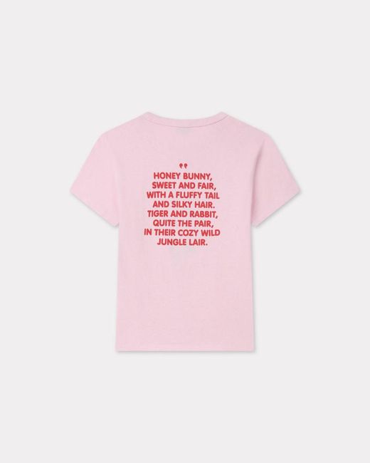 KENZO Pink Bunny Graphic T-Shirt