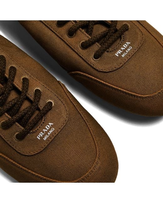 Prada Brown Lightweight Flat Shoes