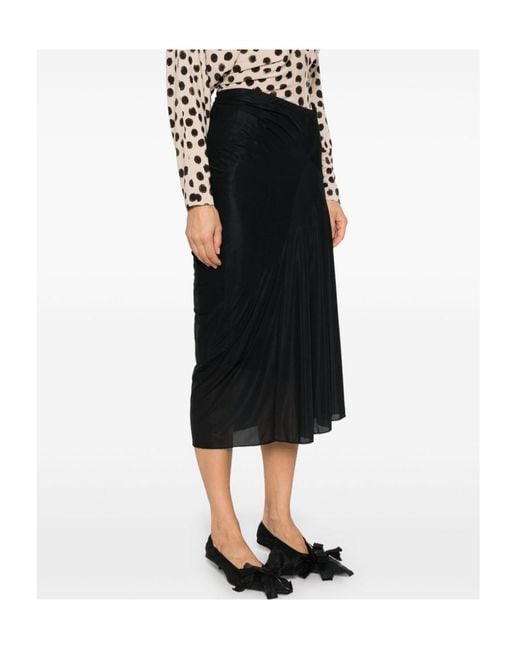 Dries Van Noten Black Asymmetrical Skirt