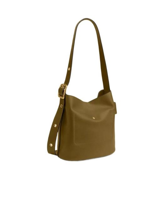 COACH Metallic Bleecker Bucket Bag