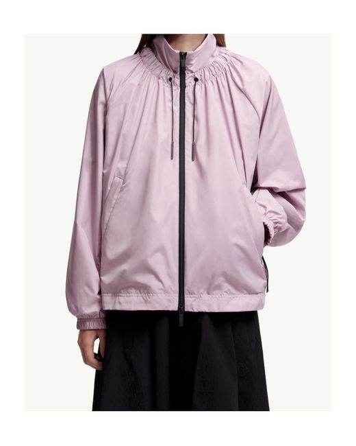 Moncler Pink Zip-Up Valencay Jacket