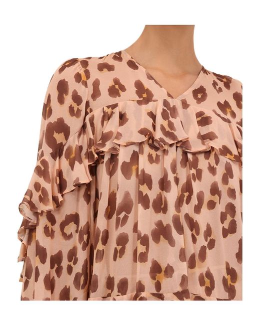 Zimmermann Natural Illuminate V-Neck Flutter Top