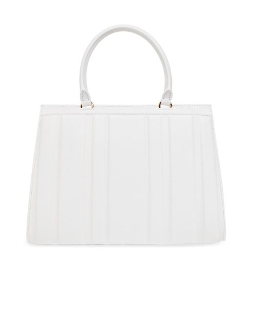 Ferragamo White Flip Shoulder Bag