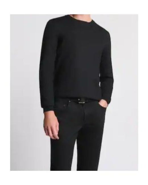 Fay Blue Round-Neck Jumper for men