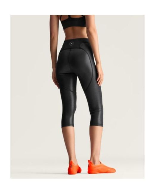 Adidas By Stella McCartney Black Panelled Leggings