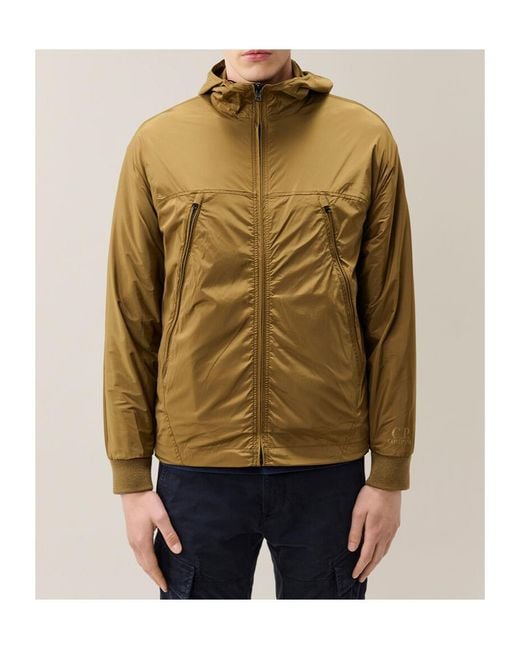 C P Company Green Reversible Buttoned Jacket for men