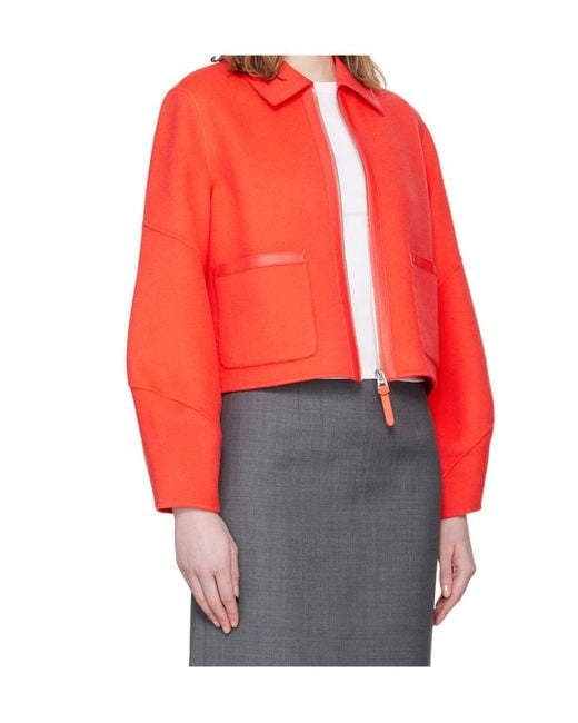 Mackage Red Long-Sleeved Casual Jacket