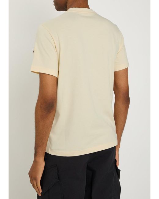 Moncler Natural Cotton T-Shirt for men