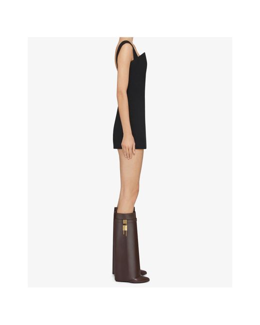 Givenchy Brown Shark Lock Boots