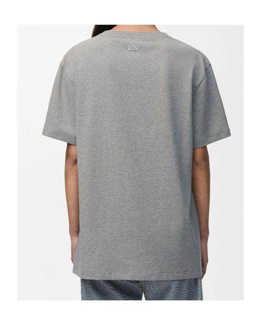 Loewe Gray Regular Fit T-Shirt
