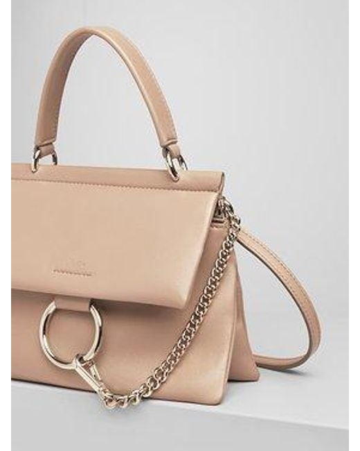 Chloé Pink Chloé Small Faye Soft Top Handle Tote Bag
