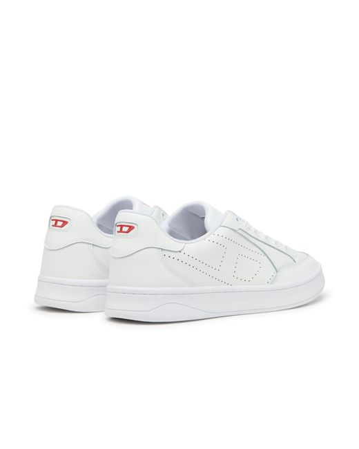DIESEL White S-Dakota Low-Top Sneakers for men