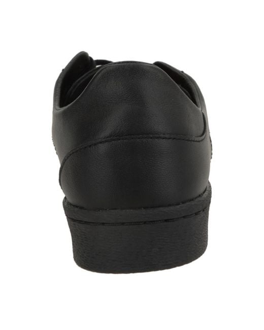 Y-3 Black Superstar Lace-Up Sneakers for men