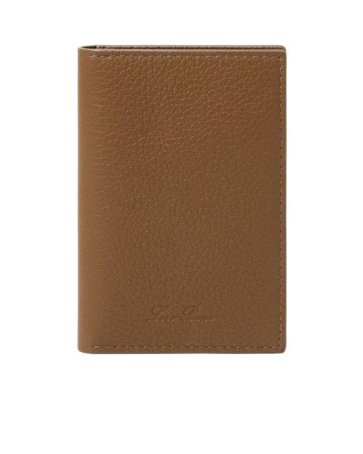 Loro Piana Brown Extra Bifold Cardholder for men