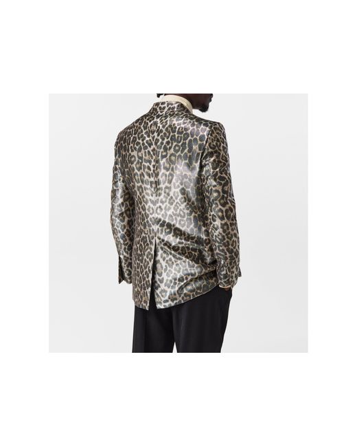 Tom Ford Gray Print Blazer for men