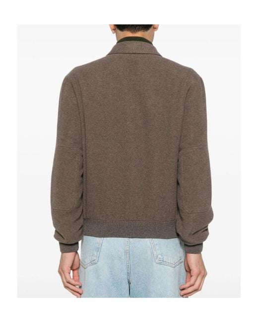 Canali Brown Wool Jacket for men