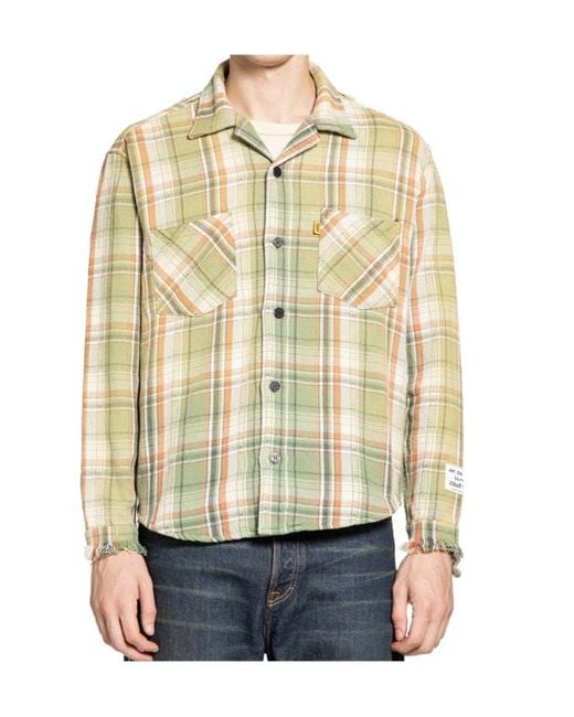GALLERY DEPT. Metallic Plaid Shirt for men