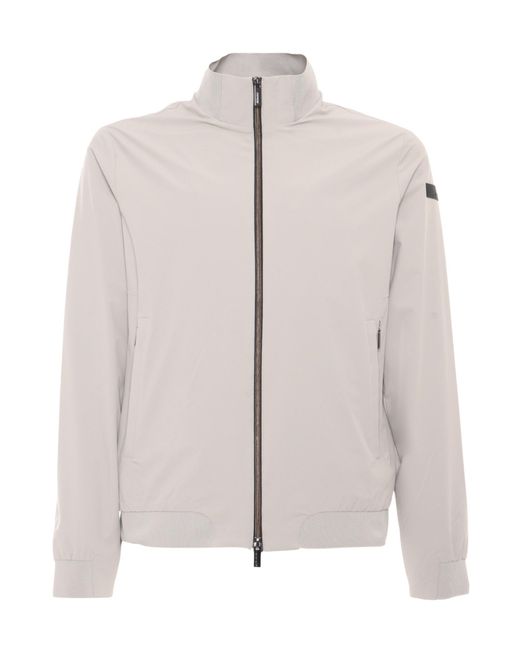Rrd Gray High-Neck Zip-Front Jacket for men
