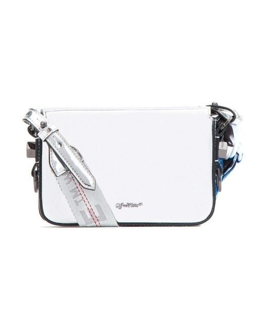 Off-White c/o Virgil Abloh White Metal Mirror Mini Shoulder Bag