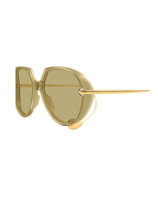 Bottega Veneta Metallic Eyewear Drop Squared Sunglasses for men